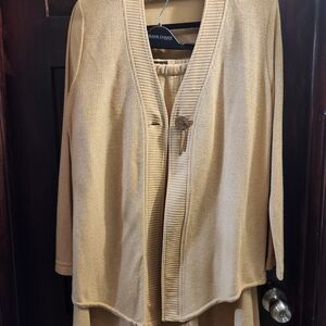 Piccadilly Fashio S Women's Tan Sweater